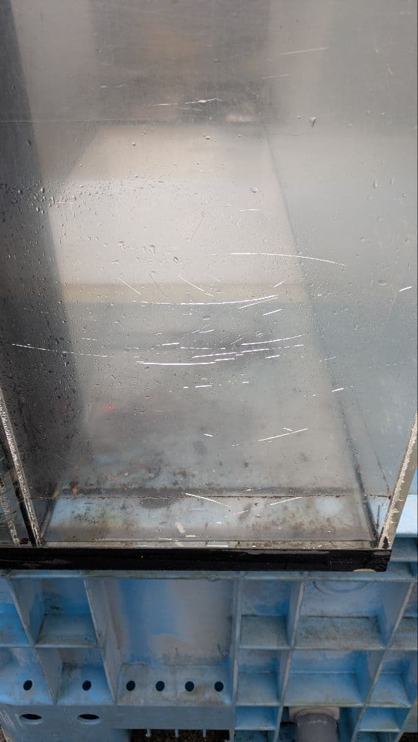 引取限定 1800アクリル水槽 オーバフロー