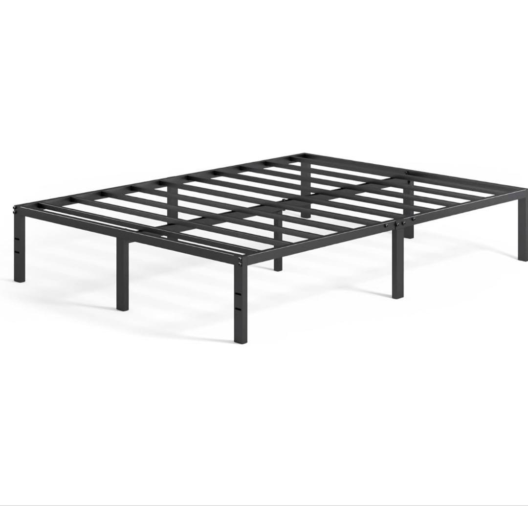 ZINUS Yelena＊ベッドフレーム メタル ブラック ダブル