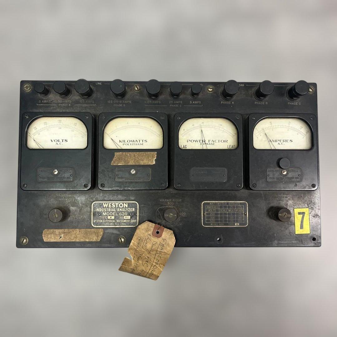 その他 WESTON INDUSTRIAL ANALYZER MODEL 639