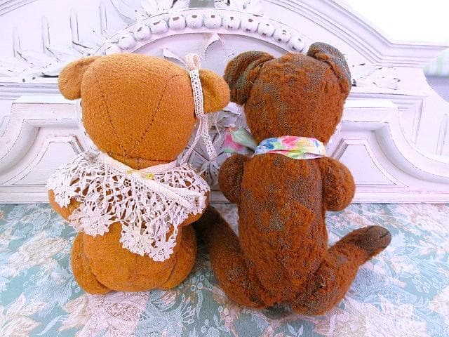 フランス　アンティークベア　ペアで☆　テディベア