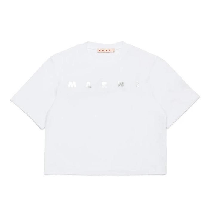 大人もOK MARNI ロゴプリント Tシャツ 14Y 160cm ホワイト