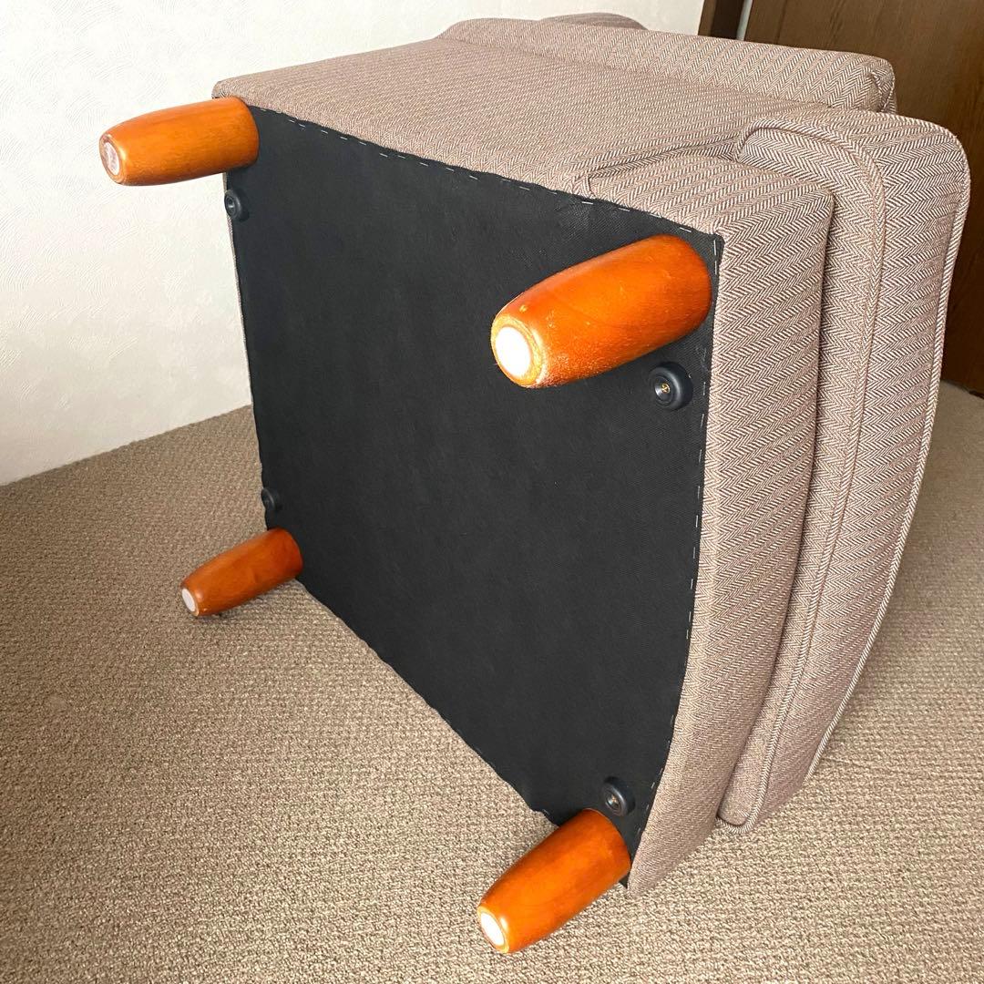 ニトリ★美品　一人掛けソファ　カプリ　クラッシックスタイル　ローソファ