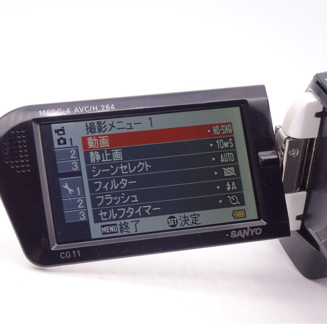 【動作確認済】 SANYO Xacti VPC-CG11PX ビデオカメラ