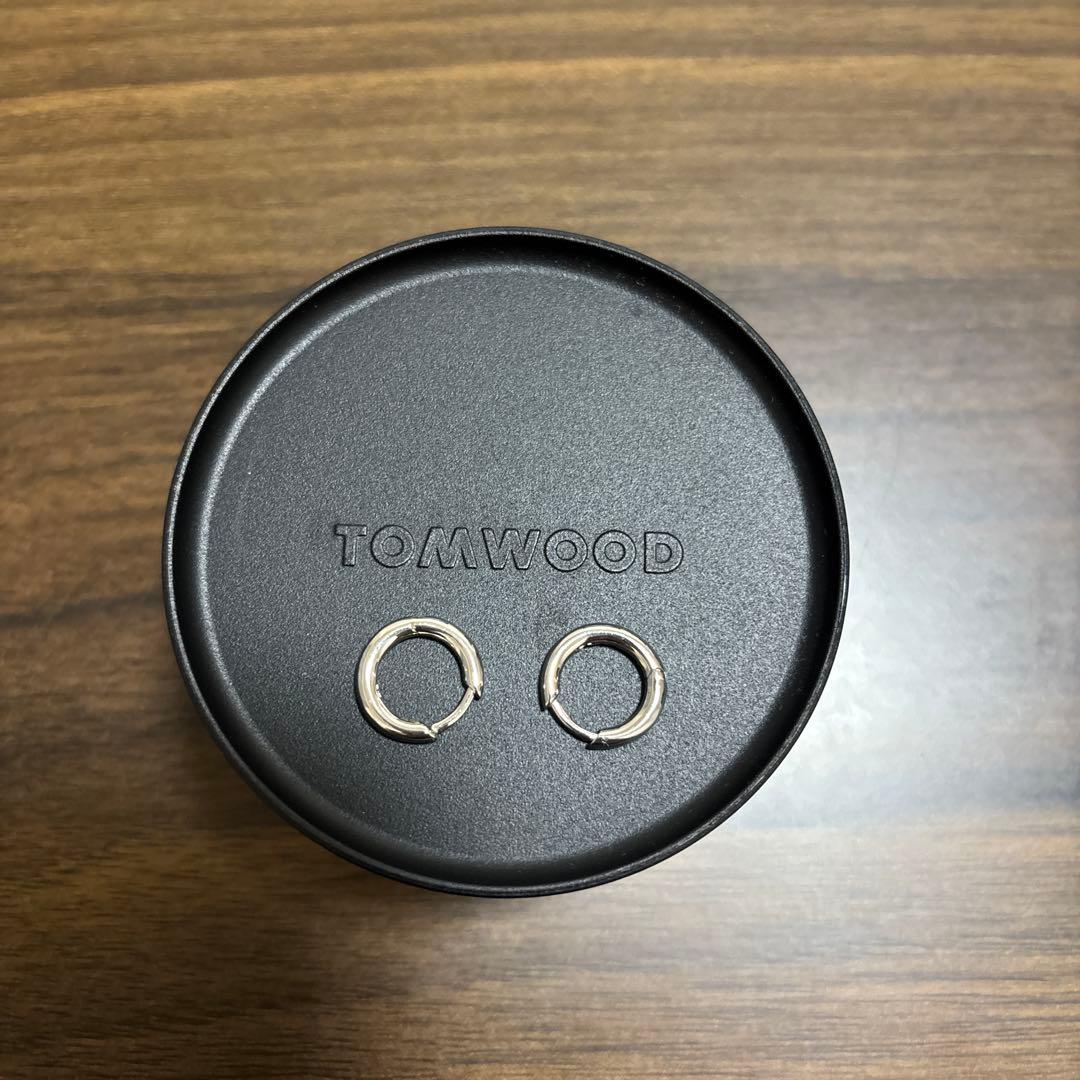 TOMWOOD シルバー フープピアス