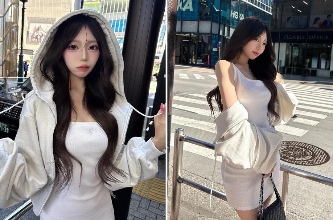 ダーリッチ darich シェイプリブカットミニワンピース ピンク FREE