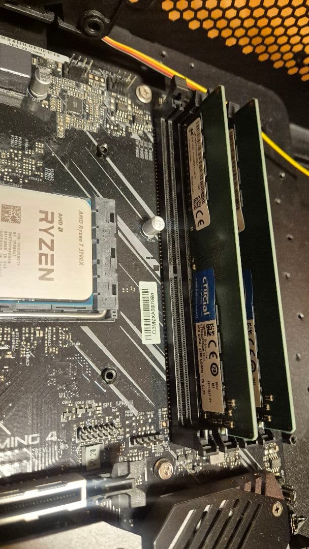 AMD Ryzen 7 3700X マザーボード、メモリーセット