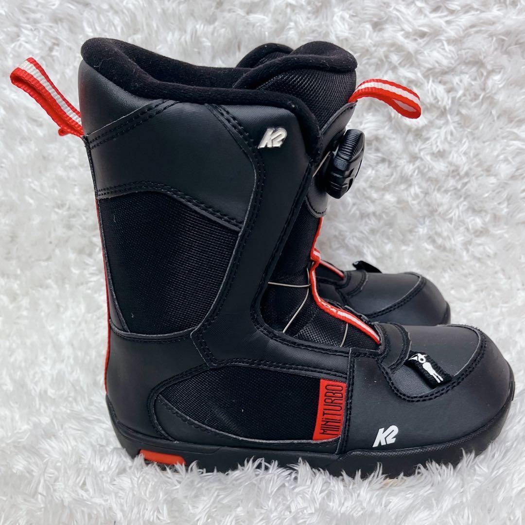 美品　K2 MINI TURBO BOA スノーボードブーツ キッズ用　20cm