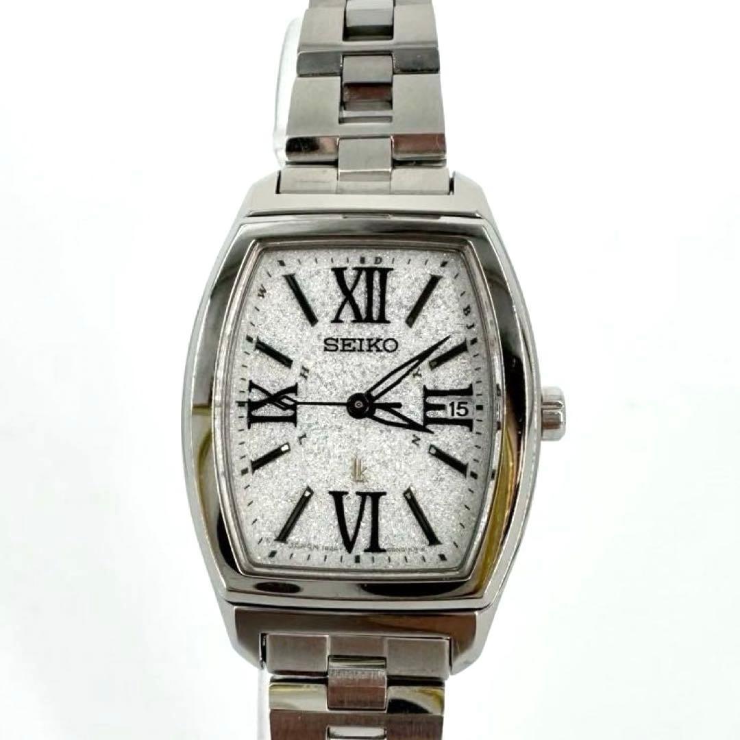 【稼働品】SEIKO Lk ルキア ラメ文字盤 レディースソーラー 腕時計