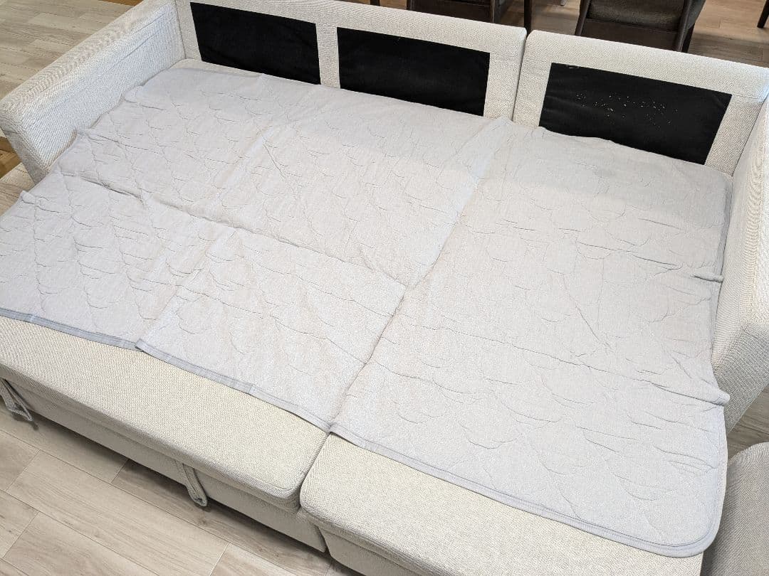 【port.】ニトリ カウチ ソファベッド ノアーク2 グレー 取説付き