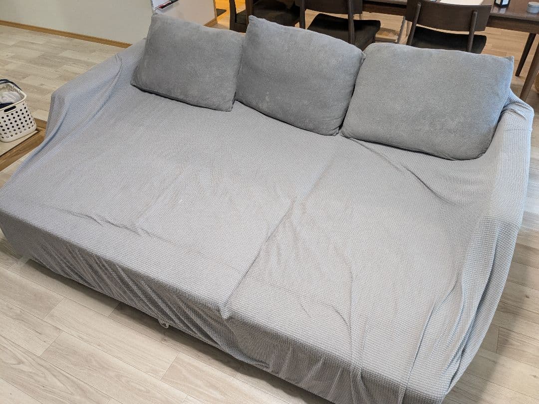 【port.】ニトリ カウチ ソファベッド ノアーク2 グレー 取説付き