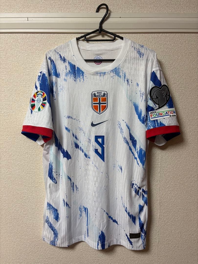 【超希少】 ハーランド ノルウェー代表 24/25 アウェイ XLサイズ