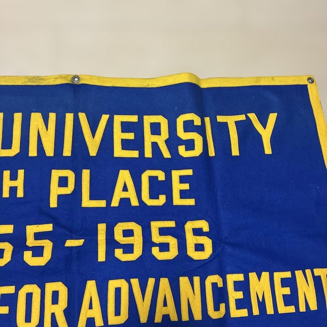 50s OHIO大学 オハイオ大学 ビンテージ 記念バナー 旗 フェルト