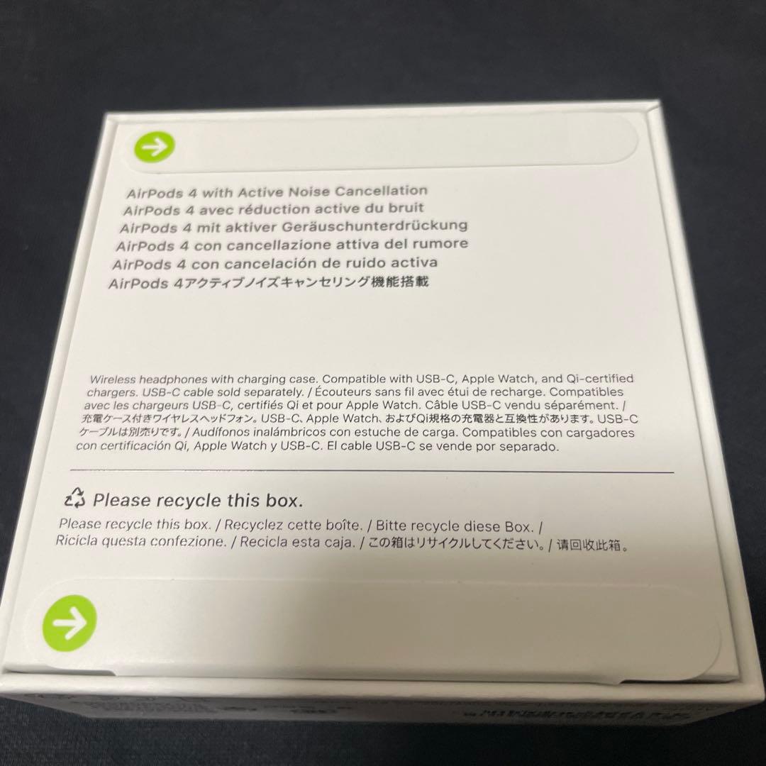 AirPods 4【 アクティブノイズキャンセリング】
