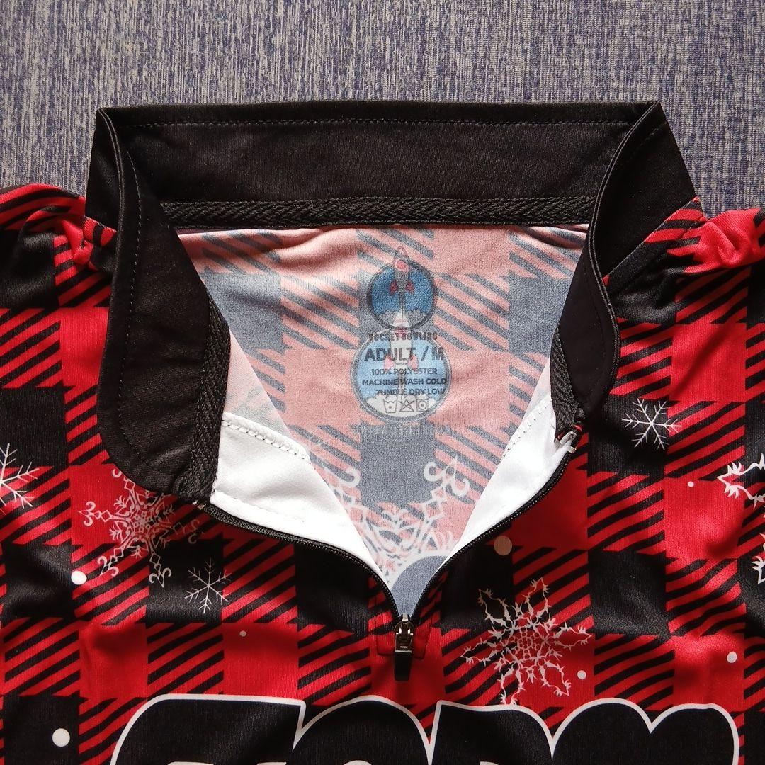 日本未発売✨新品✨STORM　【L】　レッド　チェック　雪　トナカイ