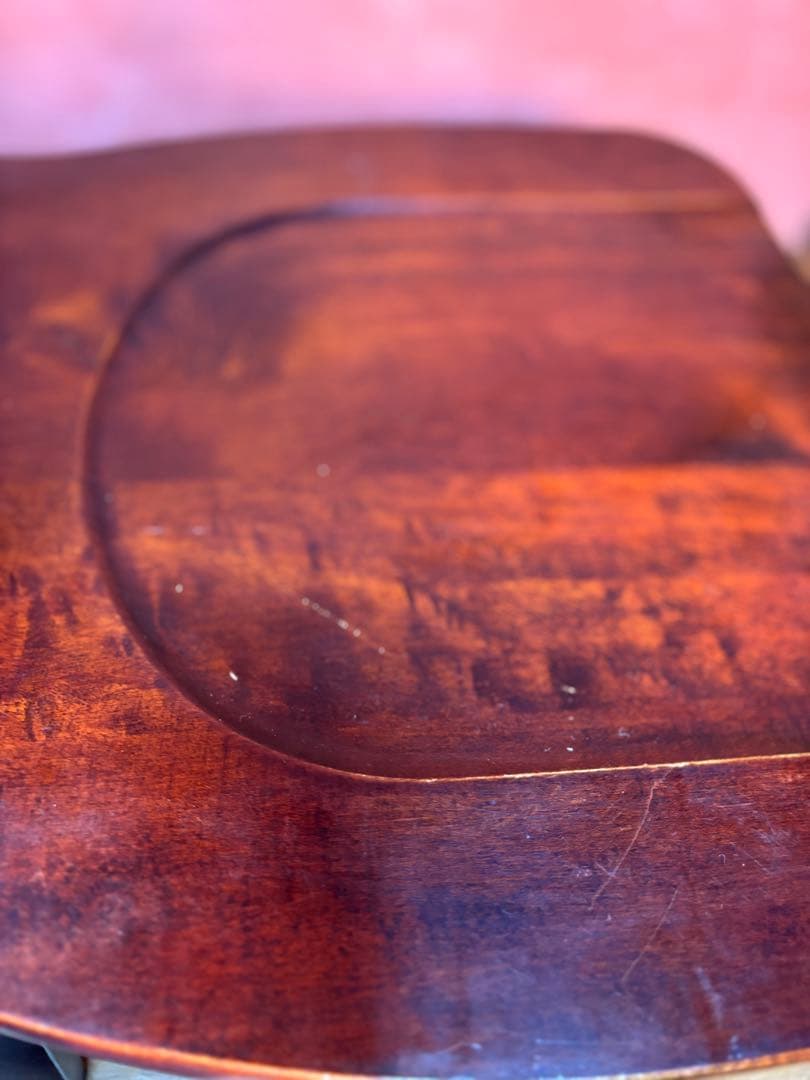 伝統民芸家具　神居民芸　(椅子、板座チェア) 2脚　　②