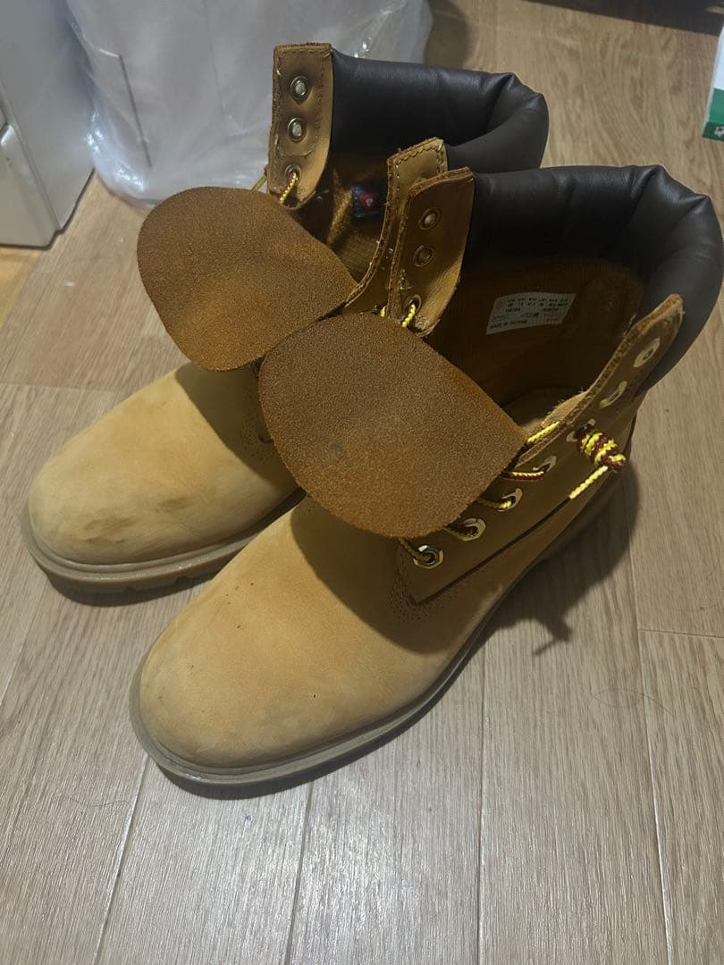 Timberland ハイカット イエローブーツプレミアム