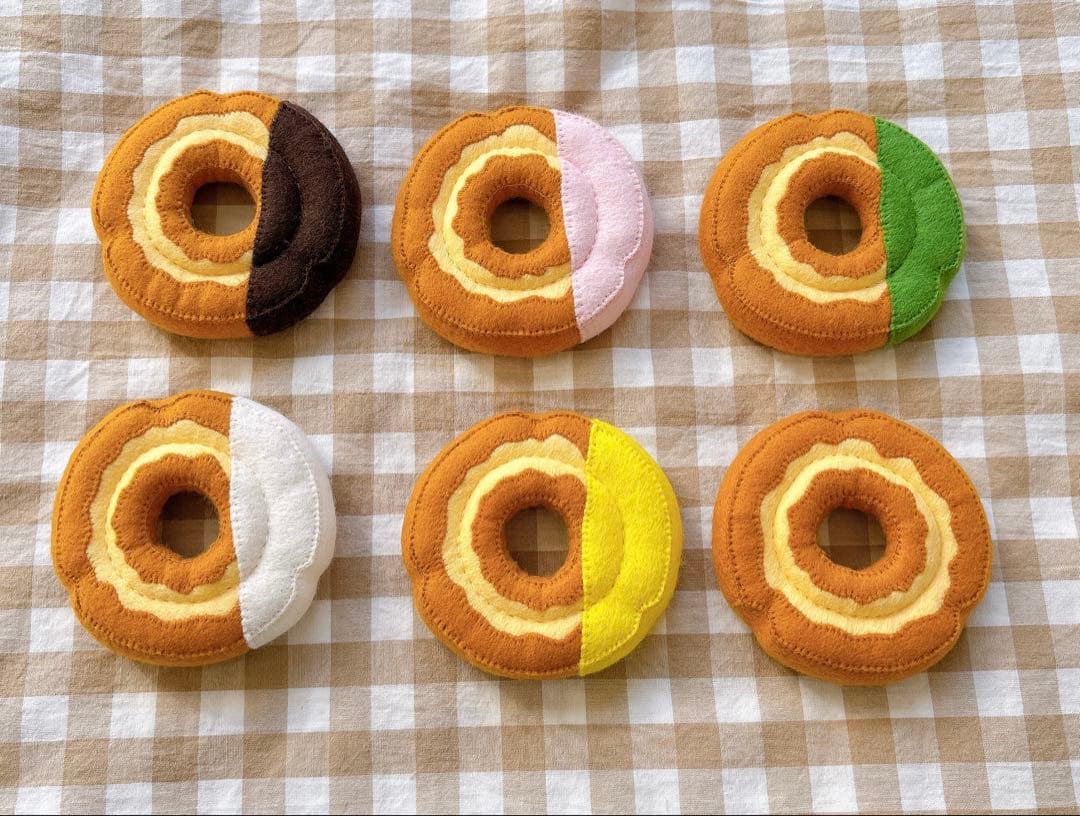 フェルトおままごと　フェルトドーナツ　ハル吉さま