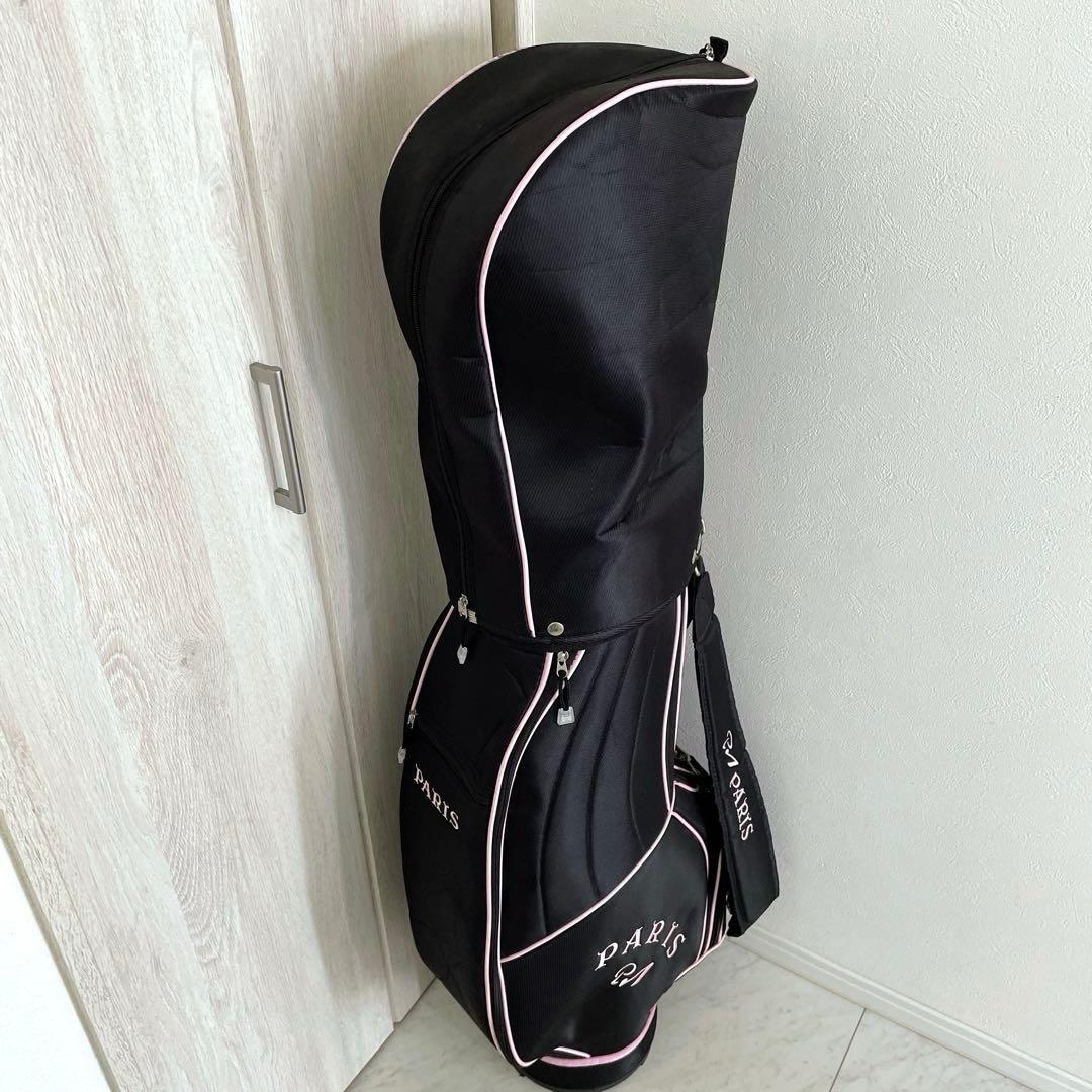 初心者向け　レディース　パリス　Paris　バッグ付ゴルフクラブセット　右利き用