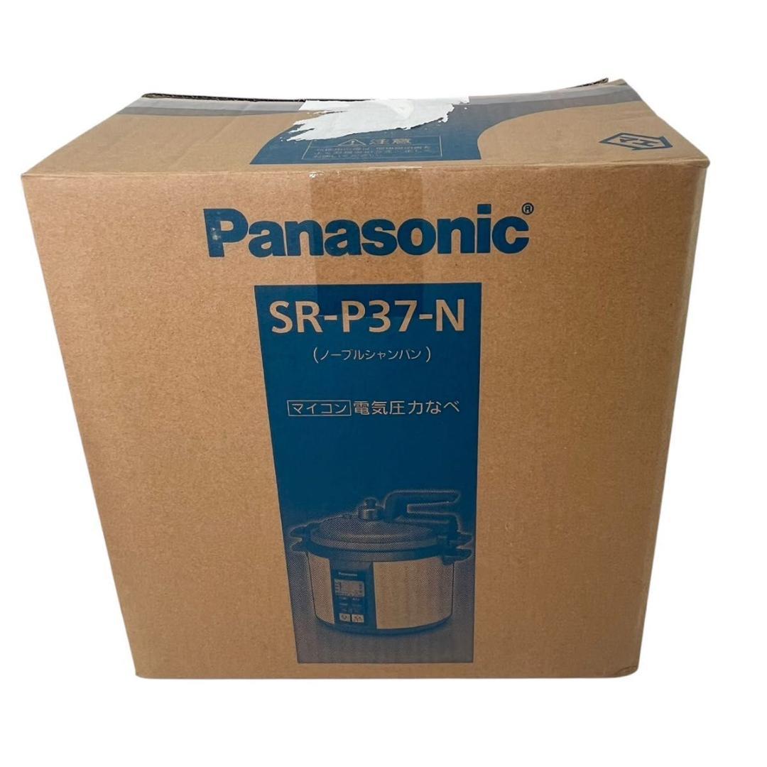【未使用品】Panasonic 電気圧力鍋 SR-P37 3.7L マイコン