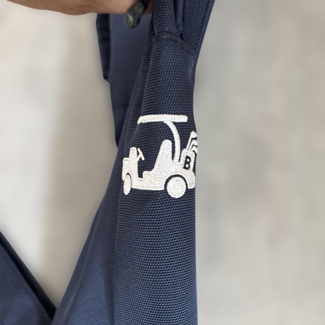 BEAMS GOLF ビームスゴルフ クラブケース カート刺繍　ネイビー系
