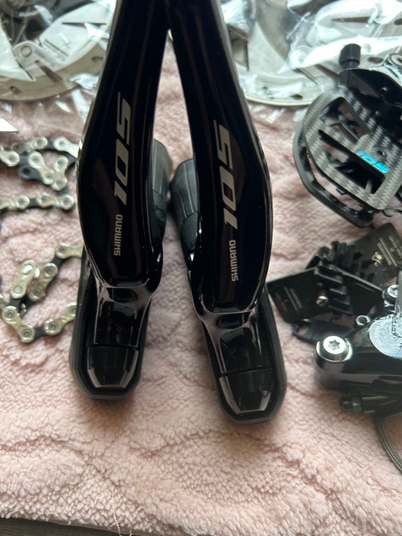 Shimano 105 コンポーネントセット 未使用に近いディスク用