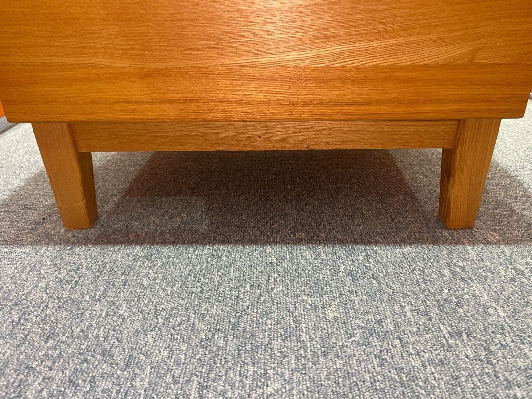 美品　無印良品 タモ材　3段チェスト キャビネット　廃盤　シンプル モダン 北欧