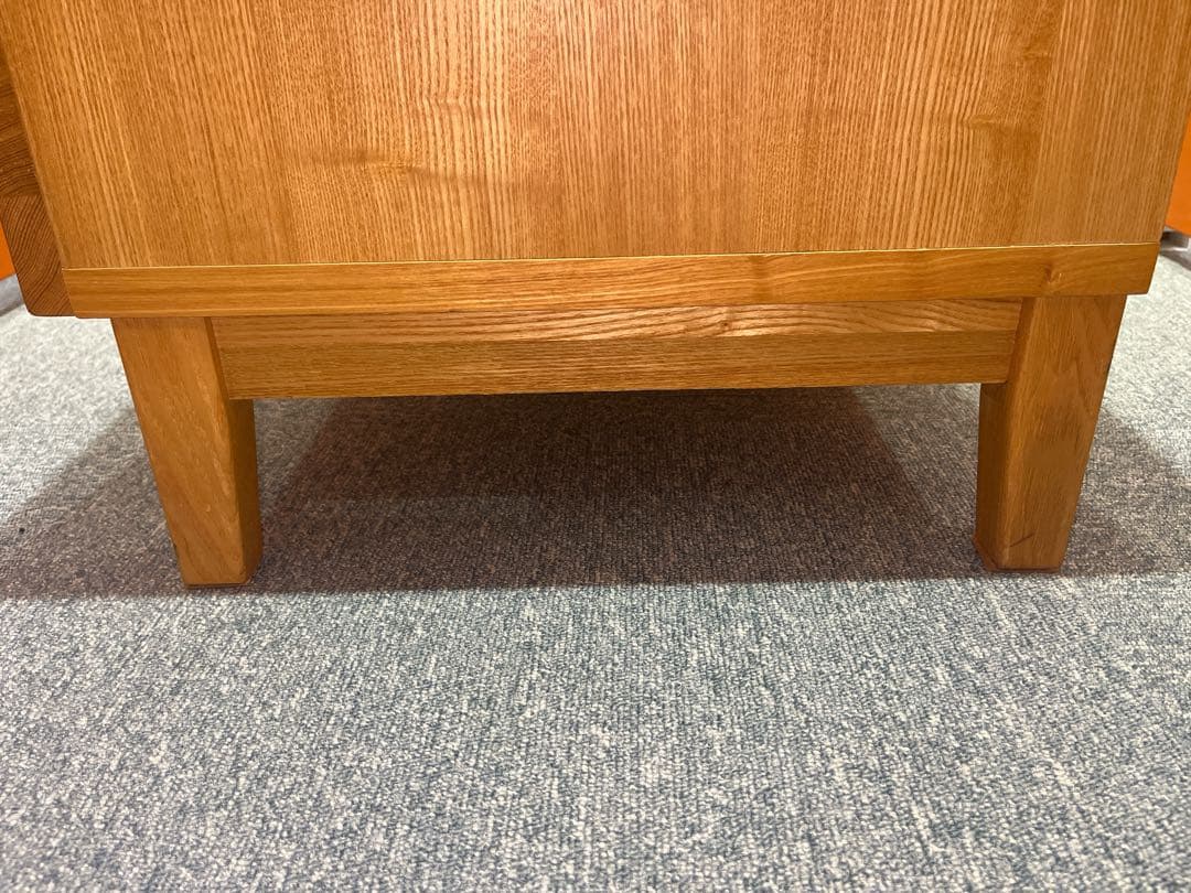 美品　無印良品 タモ材　3段チェスト キャビネット　廃盤　シンプル モダン 北欧