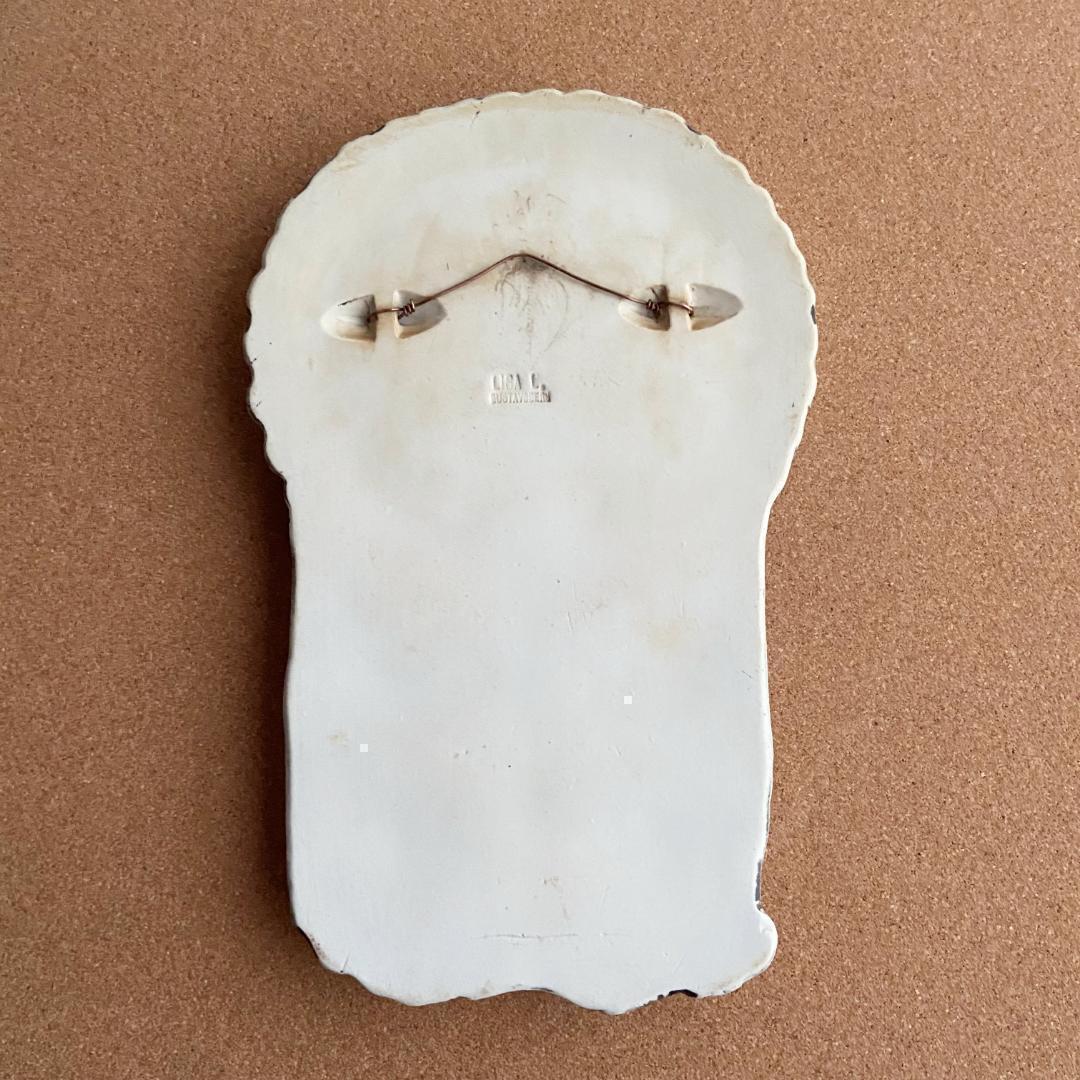 Lisa Larson リサラーソン 陶板 ひまわり SOLROS 北欧 置物