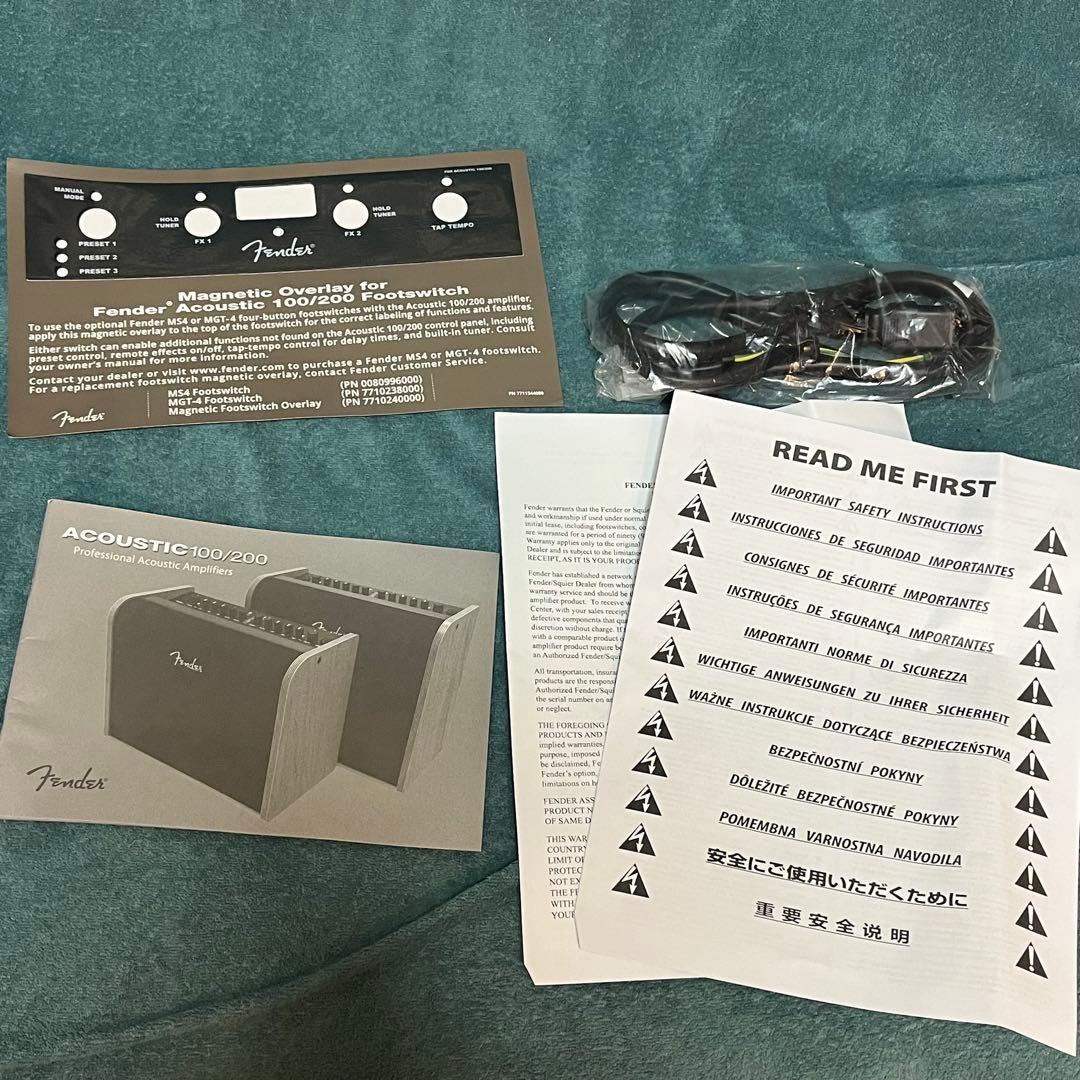 FENDER フェンダーAcoustic 100 アコースティックギター アンプ
