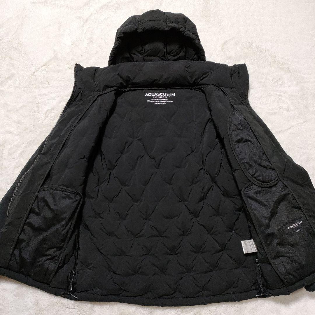 【美品】Aquascutum GOLF MEN ダウン ブルゾン ゴルフ