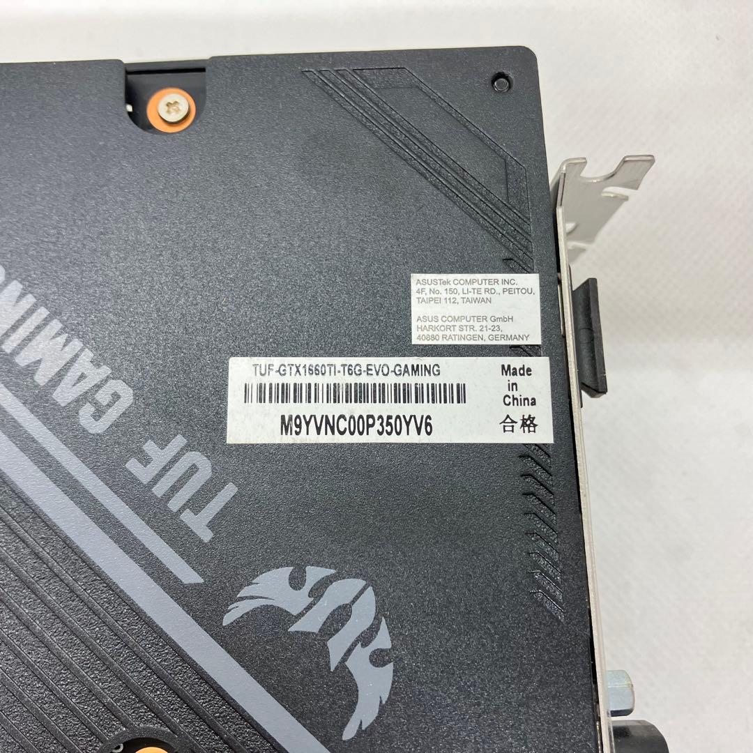 グラフィックボード・グラボ・ビデオカード ASUS TUF GTX1660TI T6G EVO GAMING No.116