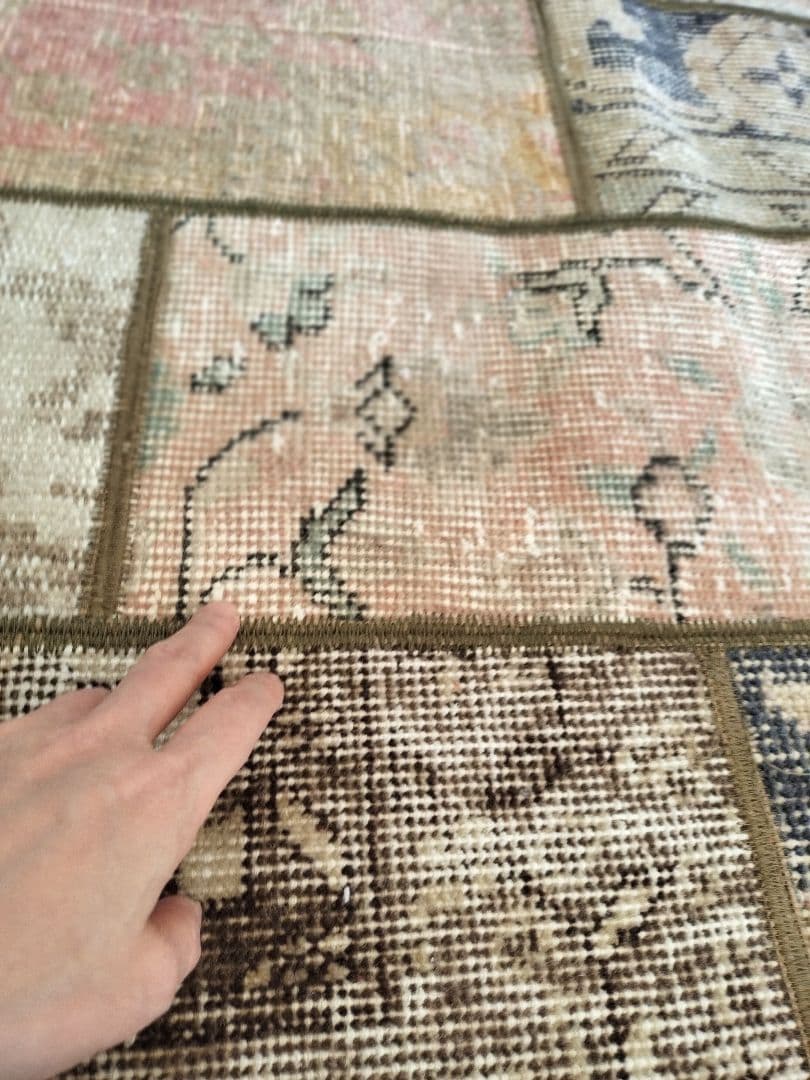 パッチワークラグNo.702