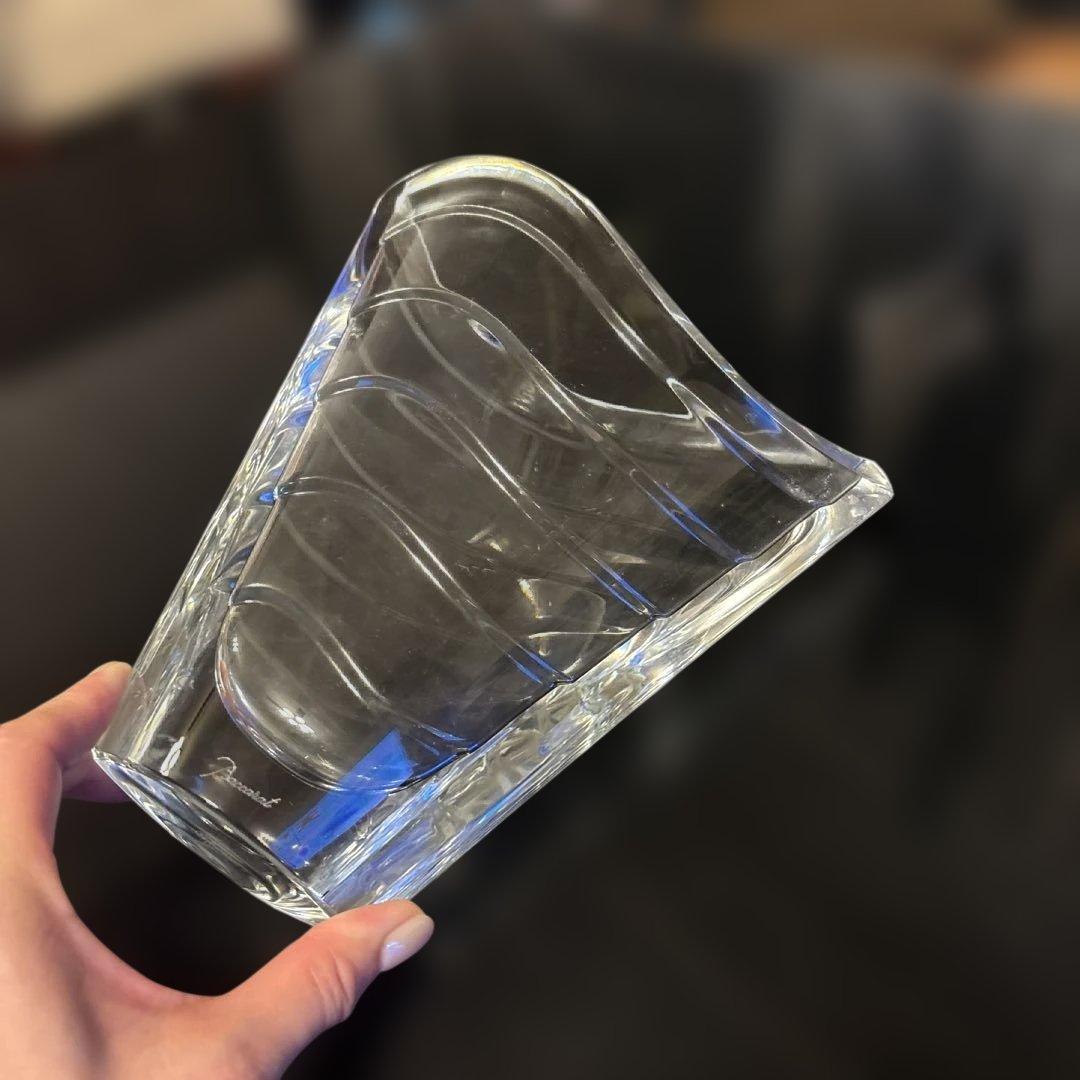 バカラ　フラワーベース　花瓶　オブジェ