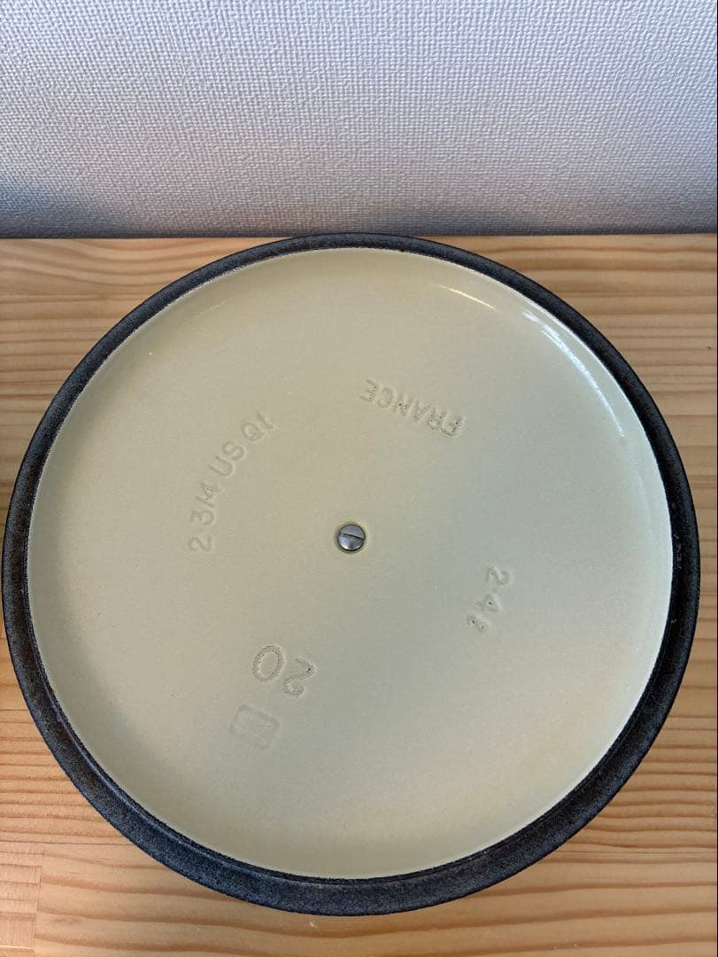 LE CREUSET 両手鍋 グリーン