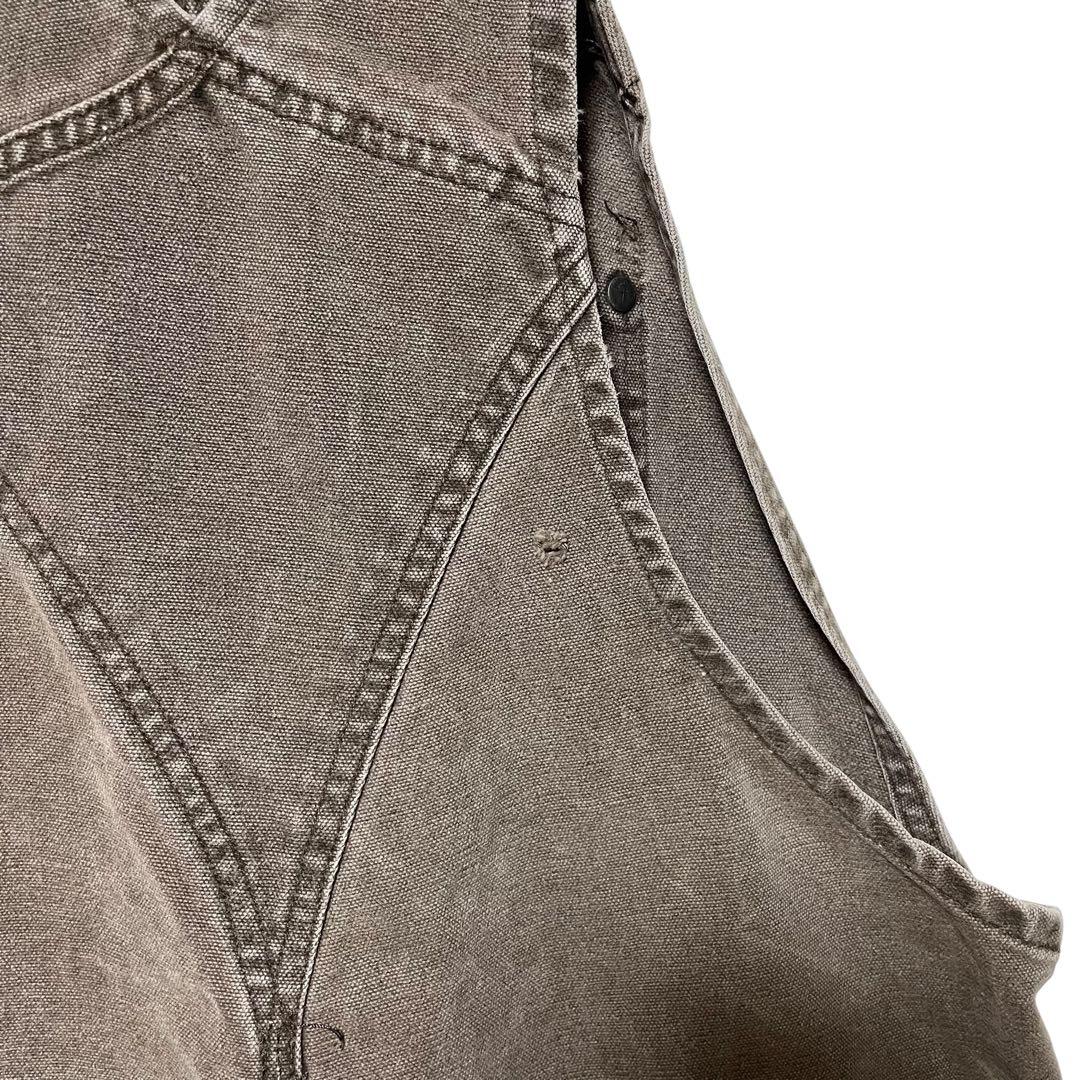 Carhartt カーハート 革ロゴ ダック ダブルニー オーバーオール