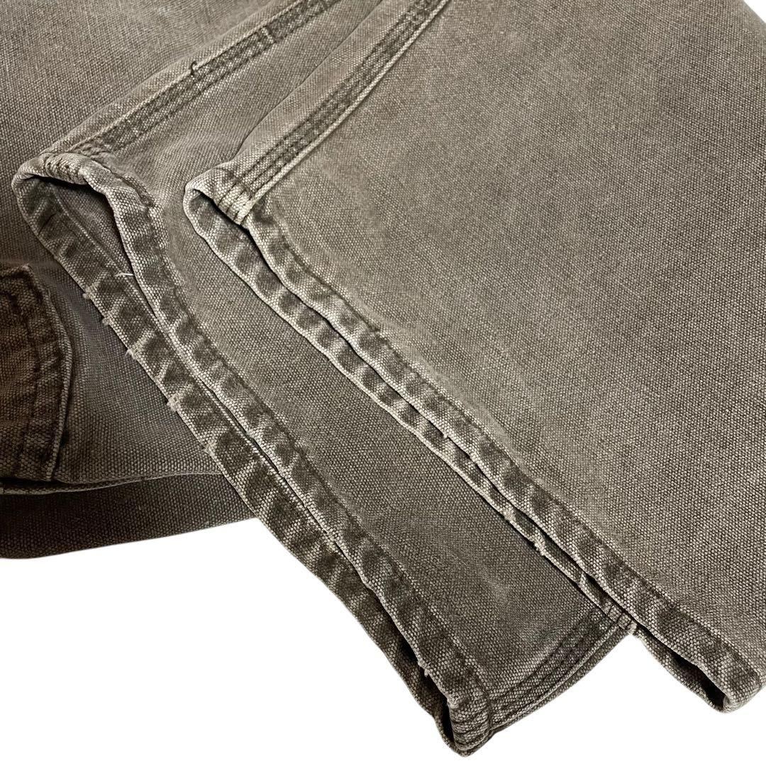 Carhartt カーハート 革ロゴ ダック ダブルニー オーバーオール