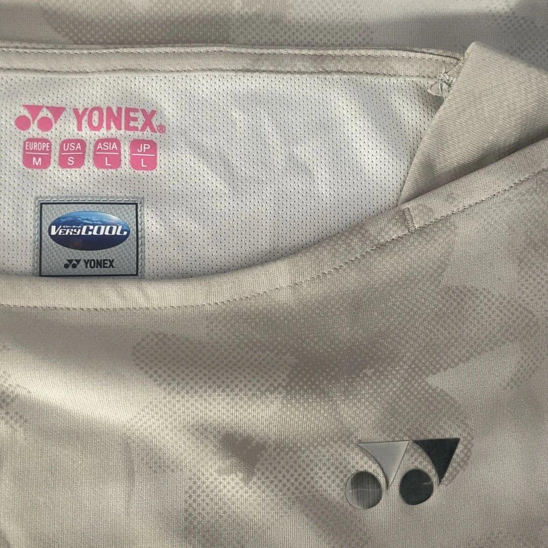 YONEX ヨネックス　セットアップ　レディース　Ｌ　ベージュ　ゲームウエア