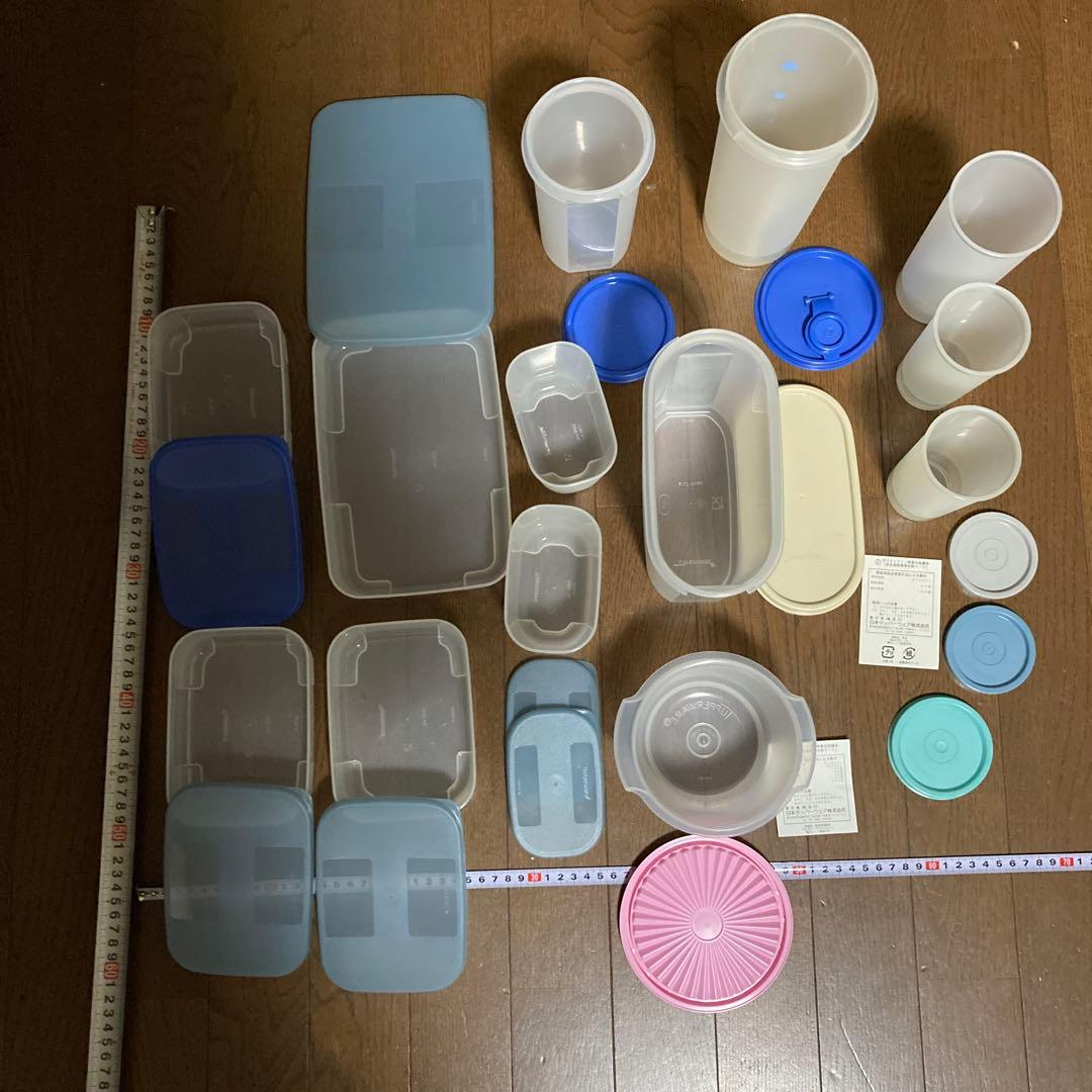 保存容器セット　15個と付属品　タッパーウェア