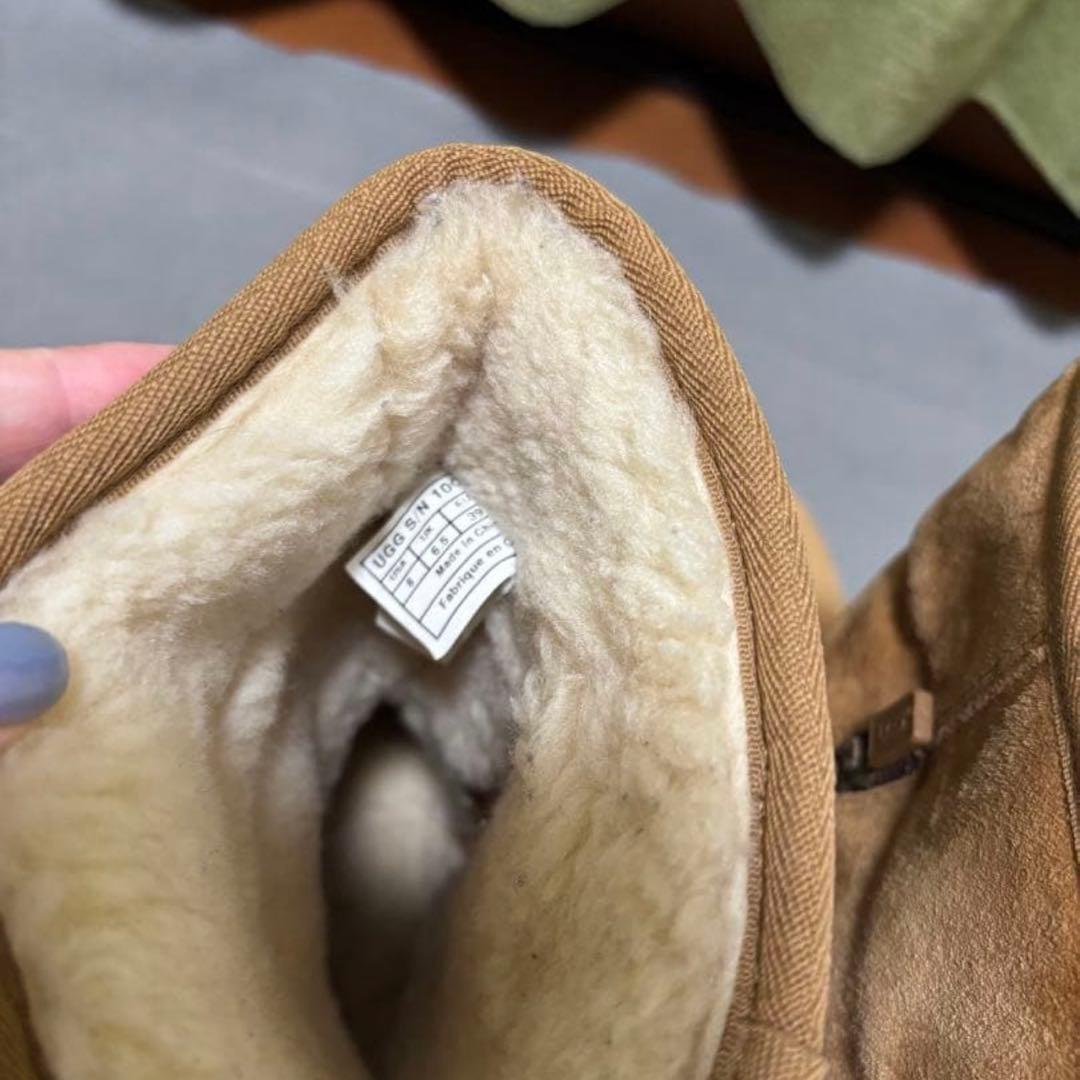 UGG ムートンブーツ 美品25センチ レディース 正規品 チェスナット