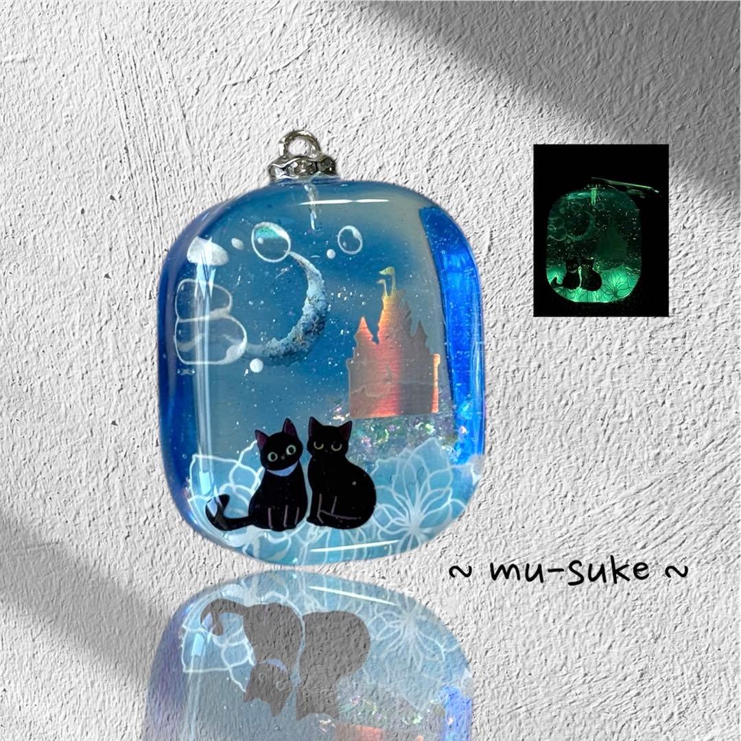 〜fairy様〜 レジンキーホルダー　【海機関車】