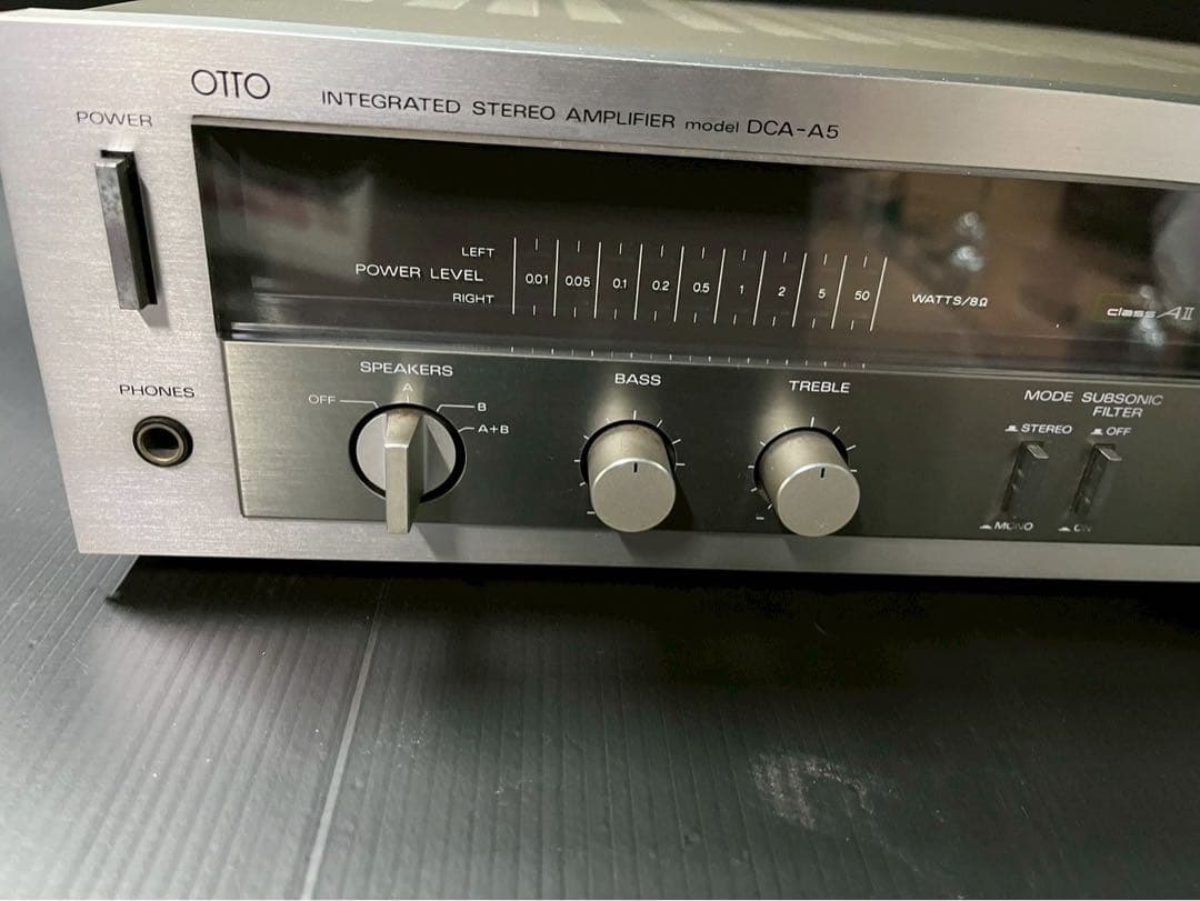 【現状品】OTTO プリメインアンプ DCA-5 ClassAⅡ 通電確認済