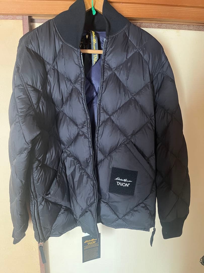 TAION×Eddie Bauer スカイライナーダウン ライト ブラック L