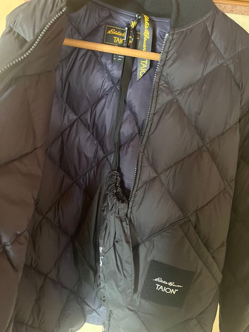 TAION×Eddie Bauer スカイライナーダウン ライト ブラック L