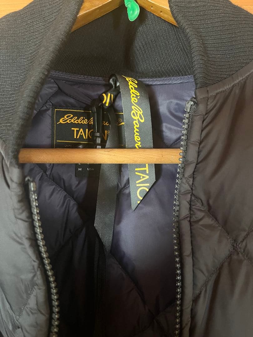 TAION×Eddie Bauer スカイライナーダウン ライト ブラック L