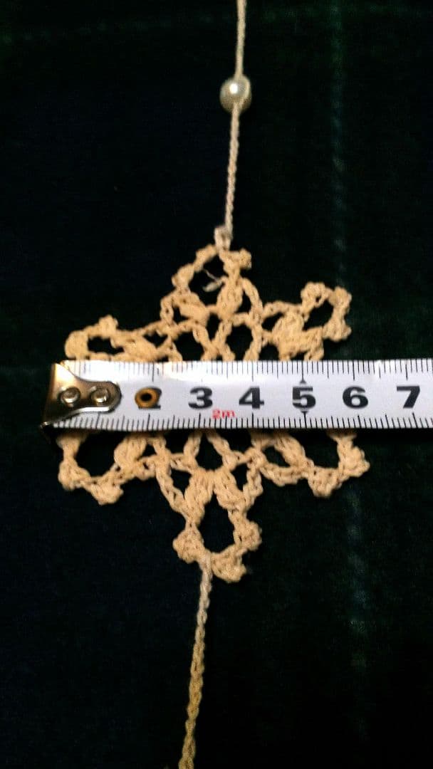未使用☆レース編みオーナメントモビール