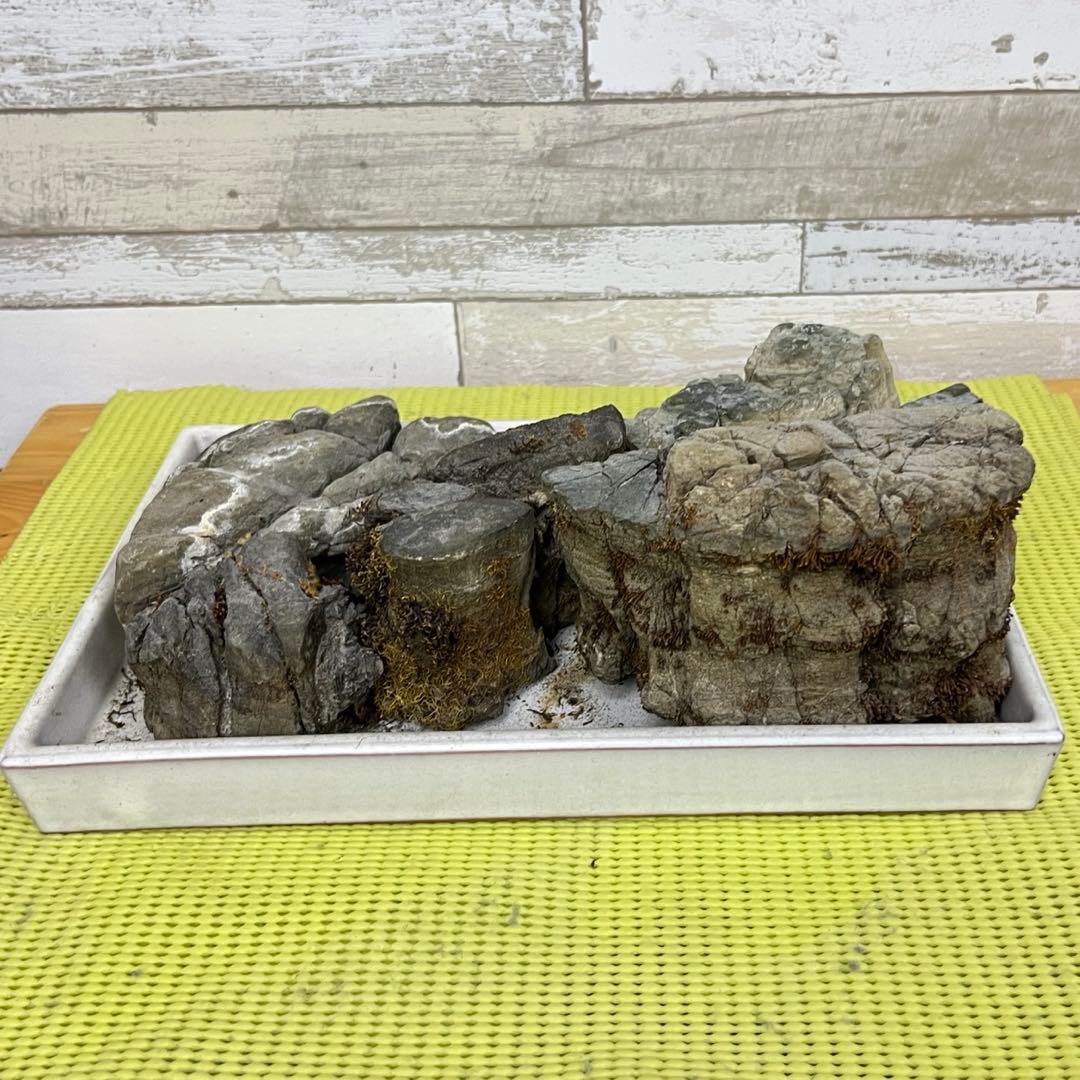 【5個セット】誉平(ポンピラ）石　自然石　水石　盆栽　鑑賞　台つき