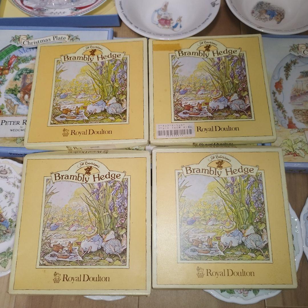 【未使用品】ウエッジウッド × ピーターラビット など プレート 11点 箱付き