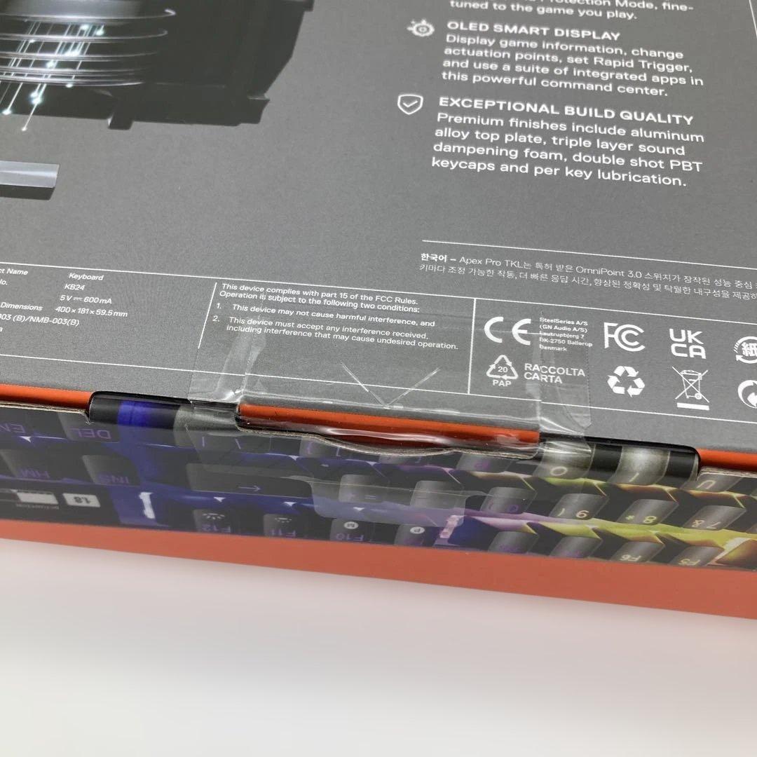 【新品未開封】steelseries APEX PRO TKL gen3