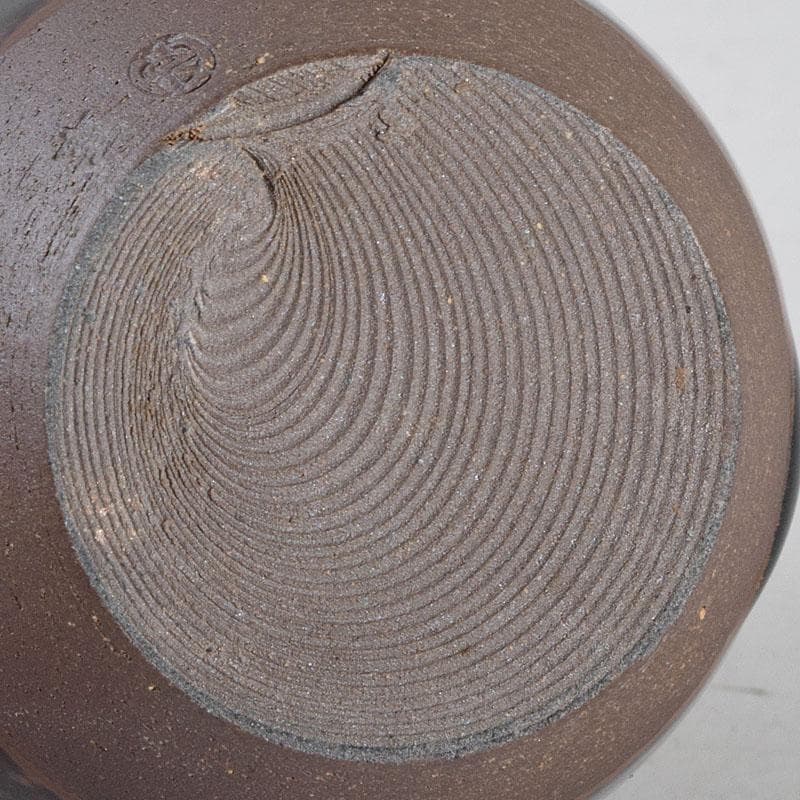 茶道具　高取焼　高取喜恵造　茶入　仕覆付　共箱　V　8889