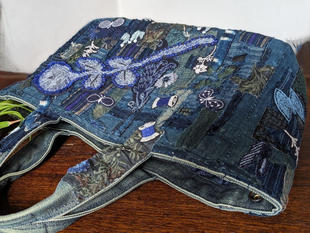 《吉田カバン&Wolf&Flower&襤褸》古布　藍染　ミナ　pjc 　バック